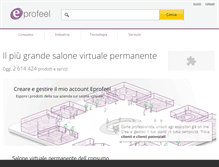 Tablet Screenshot of eprofeel.it